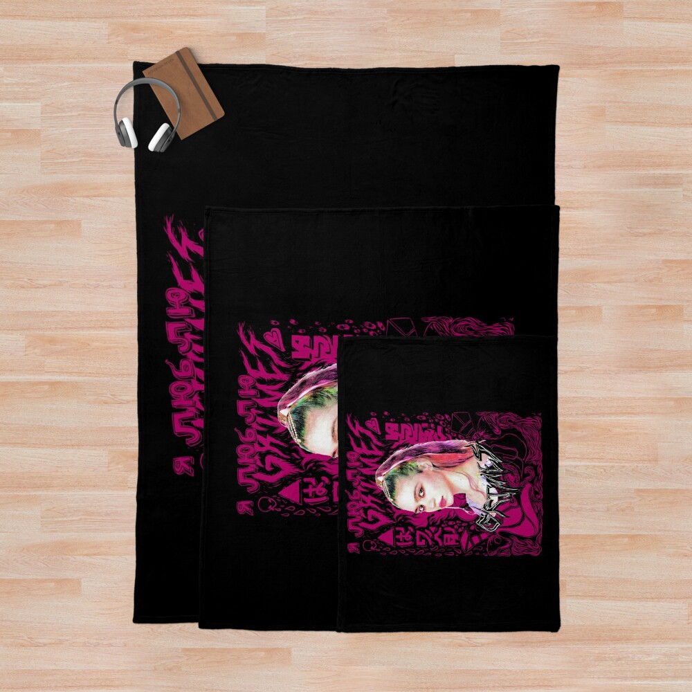 Grimes Visions Throw Blanket Official Grimes Merch